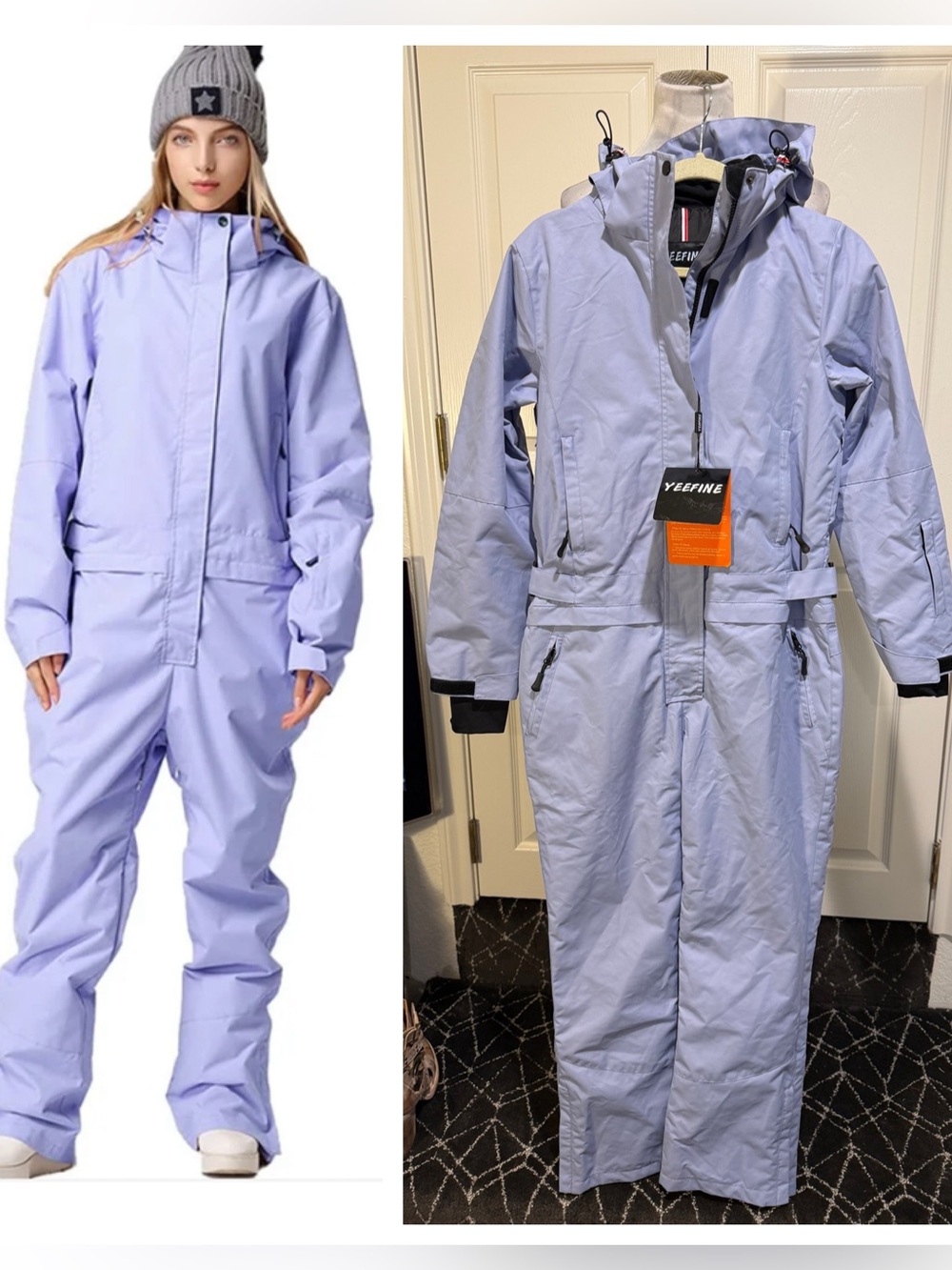 NWT! Yeefine Ski Suit One Piece Snowsuits Winter Jumpsuits